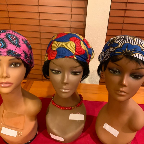 3 Set Headbands Scarf Headwrap Gym headband skullcap Hair accessories 3 per set Back Elastic