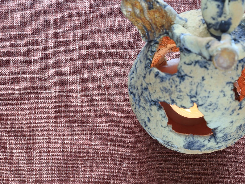 Metallic Gold Coated Linen Placemats Festive Linen Placemats Etsy