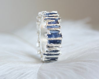 Blue Kyanite Eternity Ring