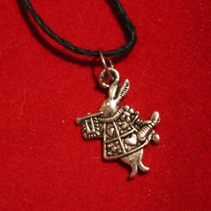 White Rabbit Charm Necklace | Alice in Wonderland