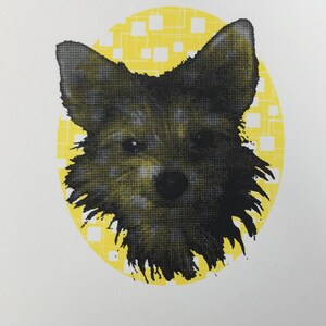 Arthur en amarillo - serigrafía original