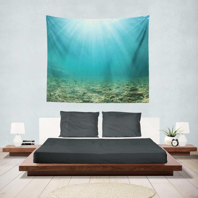 Sun Underwater Wall Mural Peel and Stick Photo Wallpaper - Etsy