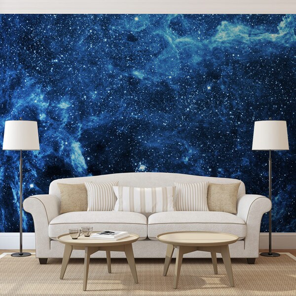 Ceiling Wallpaper Galaxy Etsy