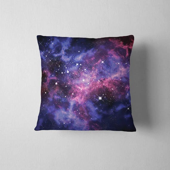 2 Galaxy Cushion Covers Cosmos Space milky way galaxy Pillowcase Throw