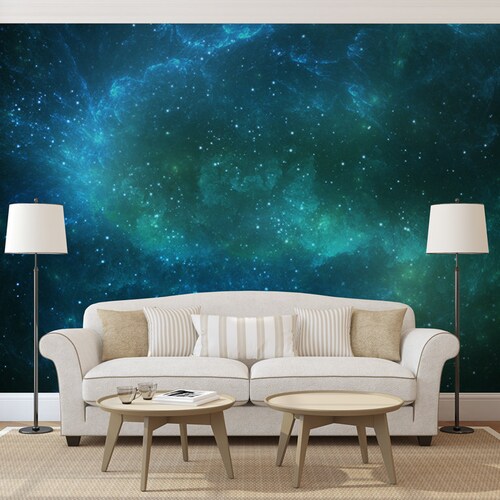 Universe Peel and Stick Wallpaper Space Cosmic Galaxy Universe - Etsy