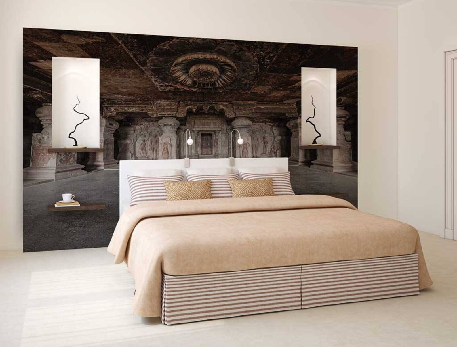 Custom Peel and Stick Wallpaper Wall Mural 3D Rustic Etsy