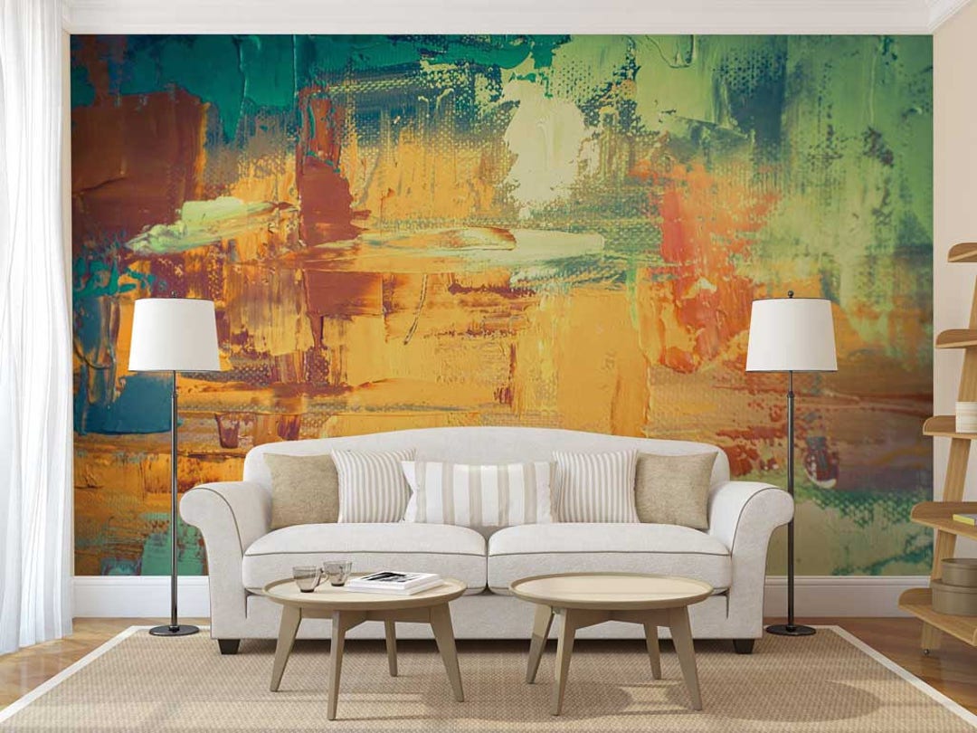 Peel and Stick Wall Art Art Wallpaper Wall Decal Painting Etsy