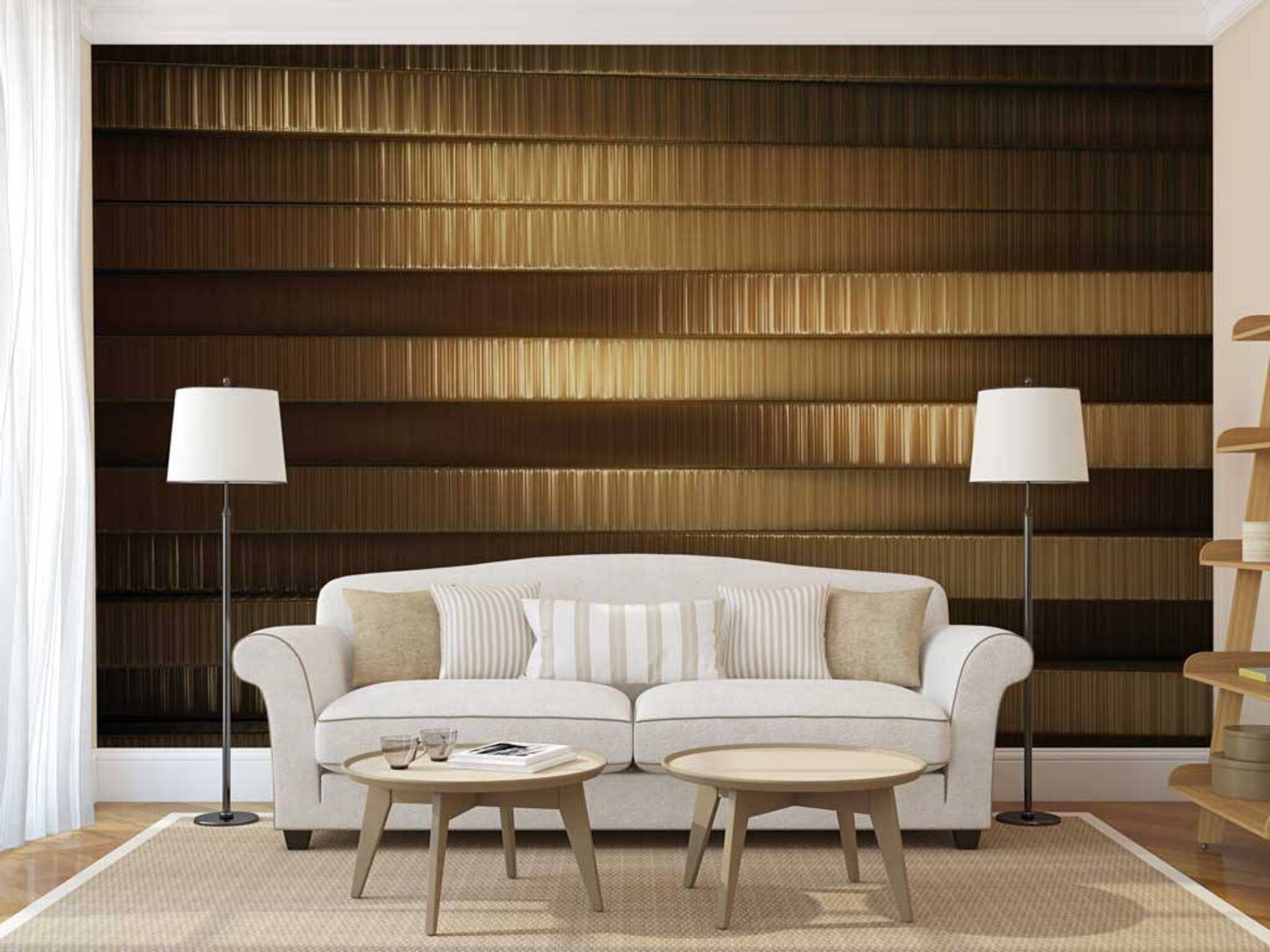Wallpaper Abstract Wall Decor Gold Wall Mural Abstract Gold Etsy