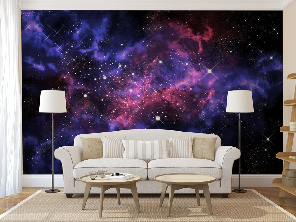 Galaxy Ceiling Wallpaper - Etsy Galaxy Ceiling Wallpaper - Etsy
