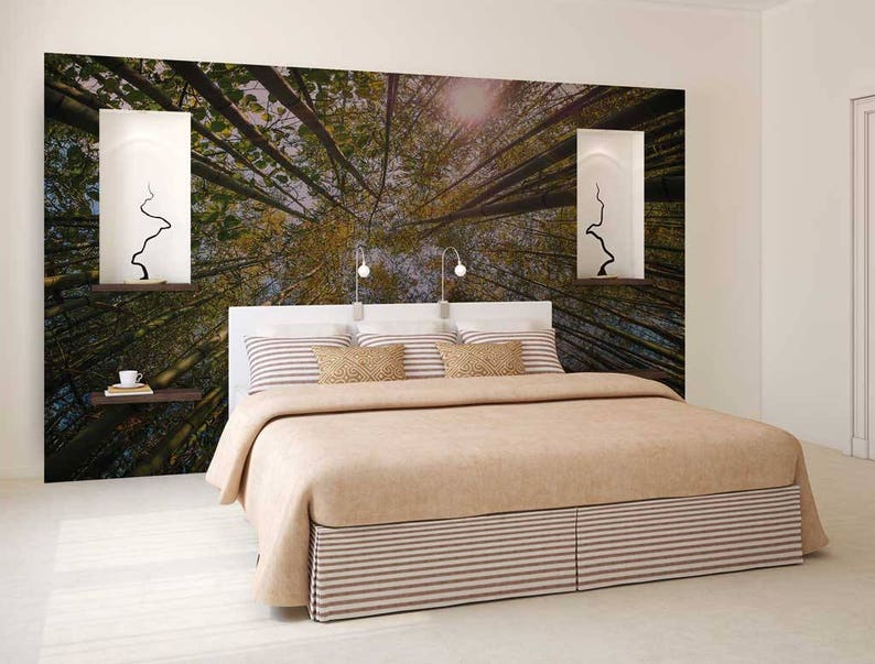 Tree Wall Decal Wall Decal Forest Tree Tops Wall Decal Wall Mural Tree Tops