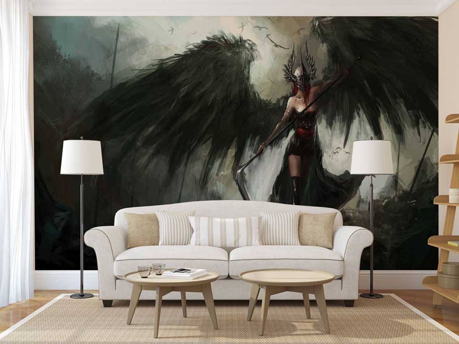 Wall Mural Fantasy Wallpaper Fantasy Fantasy Wall Decal | Etsy