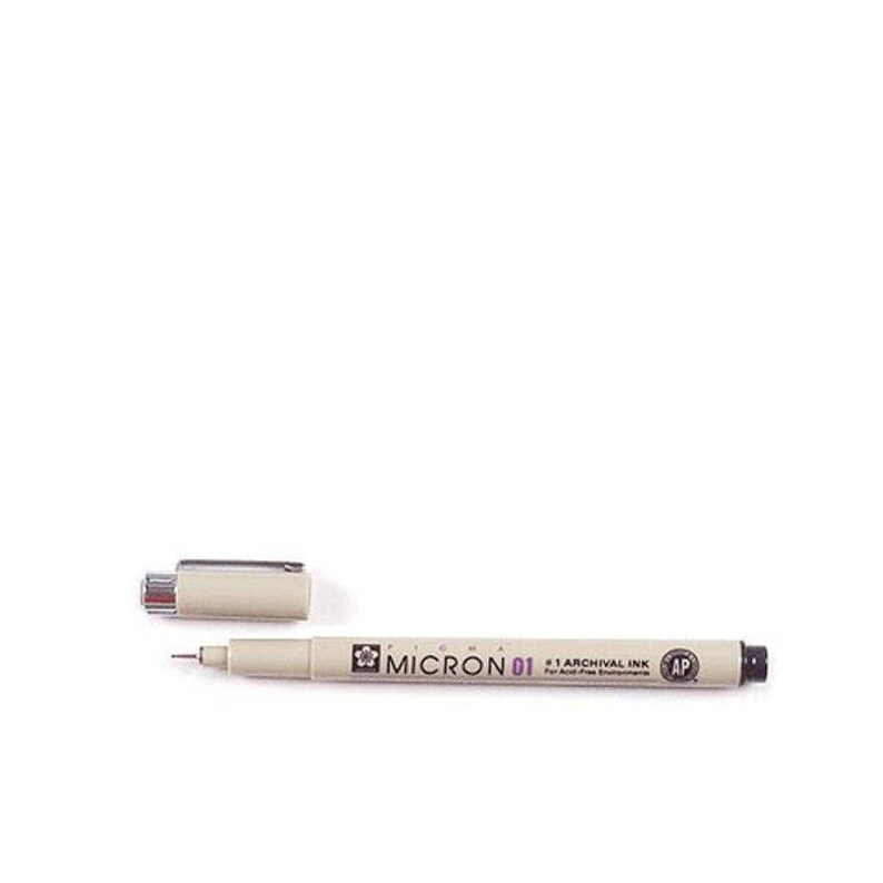 Sakura Pigma Micron® 01 Black Pen .25mm image 2