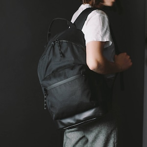 90210. black, Black Backpack, City Backpack, Men&#39;s Backpack, Gift for boyfriend, Gift for Girlfriend, Men&#39;s Gift, Urban Backpack
