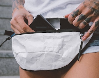 Shibuya. white, White hip bag, hip bag, White pack, Fanny pack, Waist bag women, White waist bag, waist bag, Gift for her, Festival pack