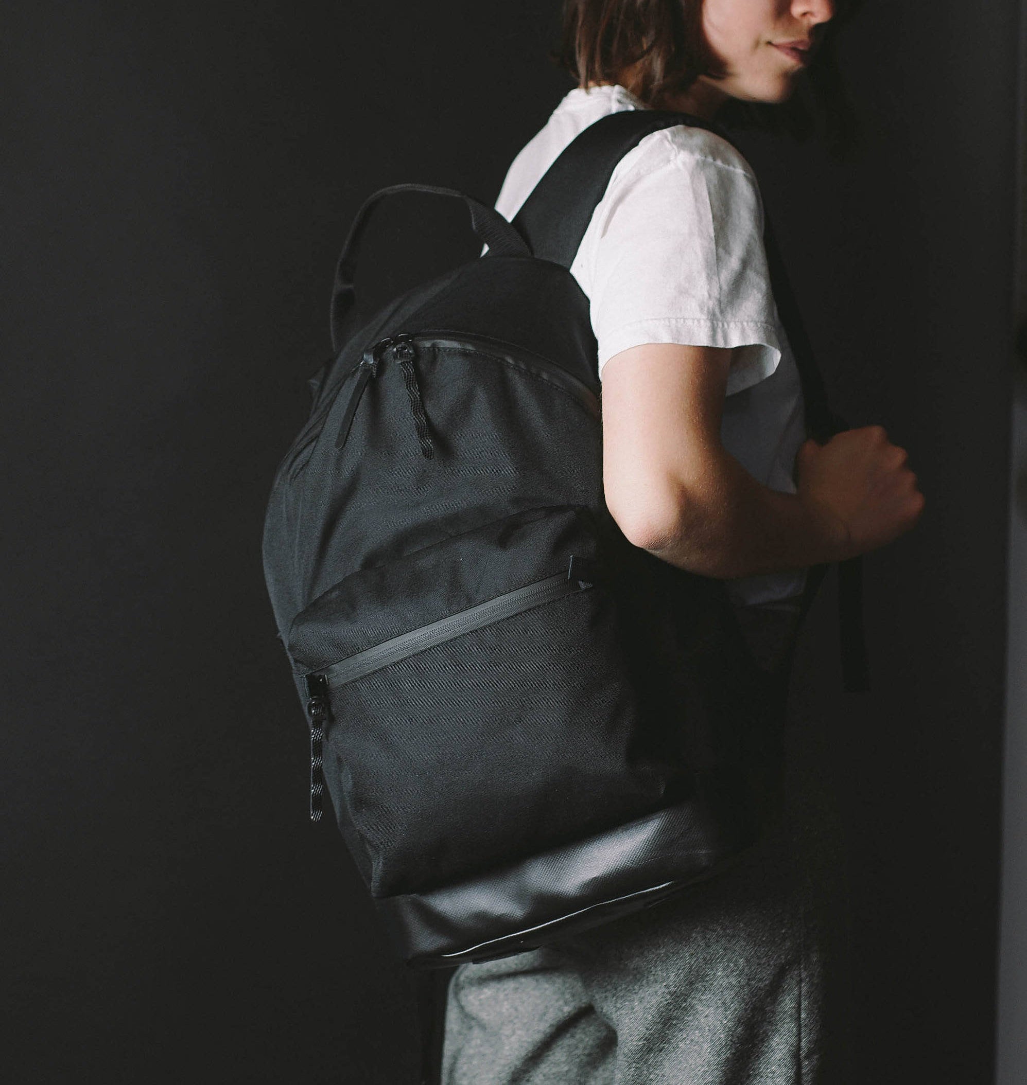 90210. black, Black Backpack, City Backpack, Men's Backpack, Gift for boyfriend, Gift for Girlfriend, Men's Gift, Urban Backpack