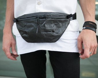 Shibuya. graphite, Black hip bag, Black Fanny Pack, Black Waist bag, Waist bag women, fanny pack, Gift For Boyfriend, Girl&#39;s Fanny pack