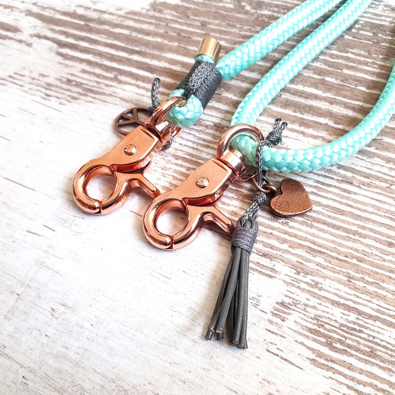 Handytau Hipster Piet Spearmint color mint size-adjustable mobile phone chain details in bronze, gold, rose gold or silver image 2