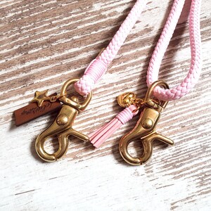 Handytau Hipster Love Story color pink size-adjustable mobile phone chain details available in bronze, gold, rose gold or silver image 2