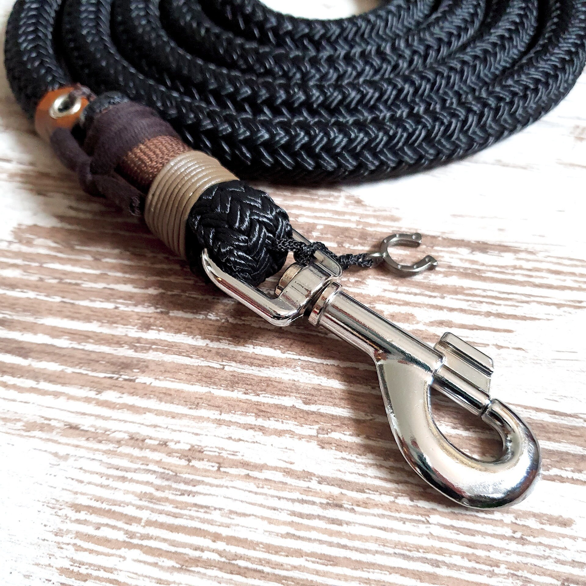 Lead Rope for Horses *hipster* Blackbird - Made of Rope