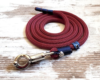 Lead rope for horses *Hipster* Jerry Berry - made of rope - with panic hook or bolt carabiner - details in silver, gold or rose gold