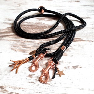 Mobile phone rope Hipster Blackbird color black adjustable phone chain details in bronze, gold, rose gold or silver image 5