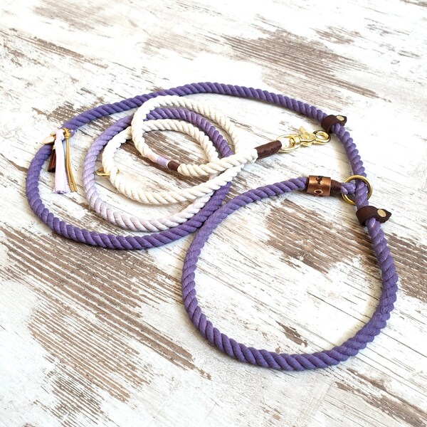Ombre Moxonleine *Holi* Sweet Lavender - made of hand-dyed cotton dew - color purple - in silver, gold or rose gold