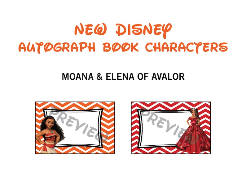 Disney Autograph E-book Printables - Moana Elena of Avalor Basically - Disney Figures - Disney Environment - Princess Printables - Chevron image regarding Printable Autograph Book for Students titled Disney Autograph Guide Printables - Moana Elena of Avalor Basically - Disney People - Disney Worldwide - Princess Printables - Chevron