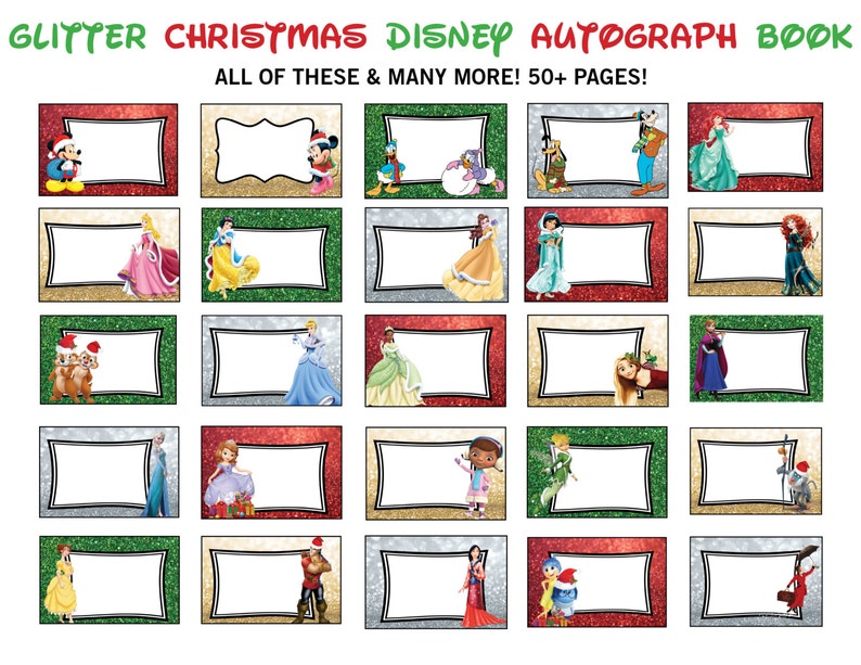 Glitter Xmas Disney Autograph E-book Printables - Disney signature e-book - Disney Global - Disneyland - Disney Xmas - Disney Holiday vacation photograph about Printable Autograph Book for Students titled Glitter Xmas Disney Autograph E book Printables - Disney signature e book - Disney World wide - Disneyland - Disney Xmas - Disney Family vacation