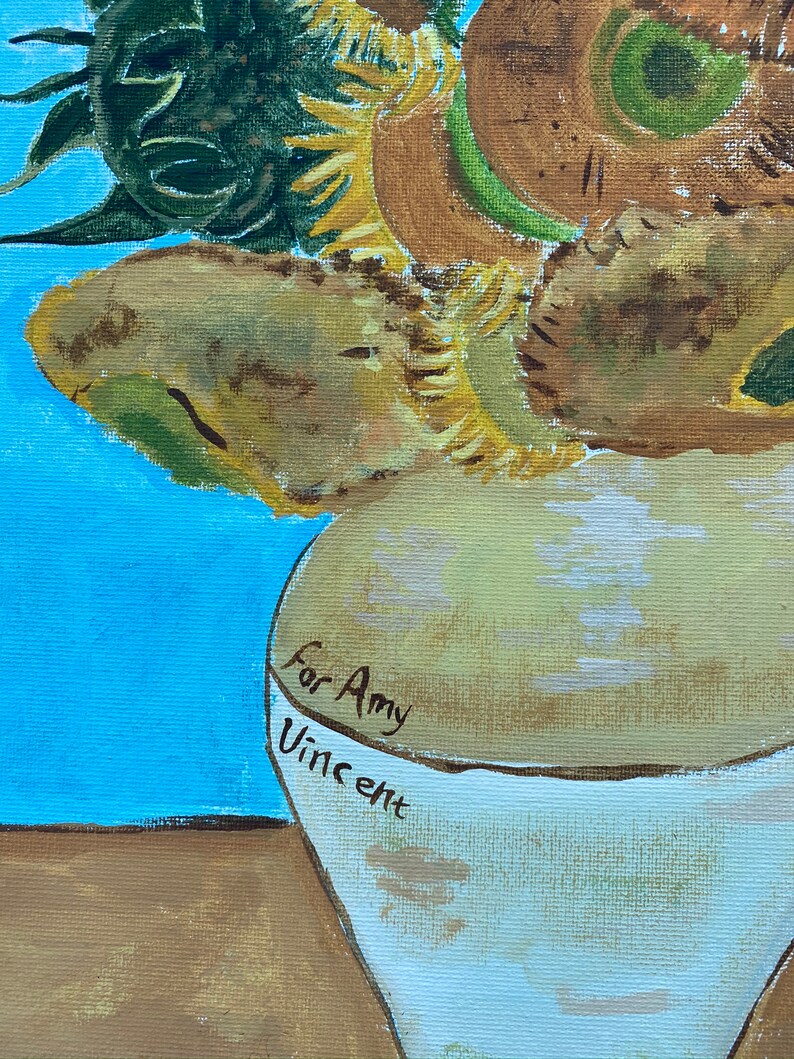 Doctor Who for Amy Van Gogh Sunflower Etsy Ireland