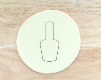 Nagellack Flasche Cookie Cutter | Make-up Cookie Cutter