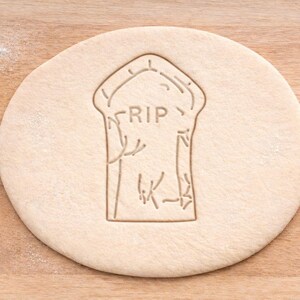Foremka do ciastek nagrobkowych na Halloween RIP Fondant Clay Sandwich Piernikowe ciasteczka Impreza Pieczenia Dekoracja Upiorna