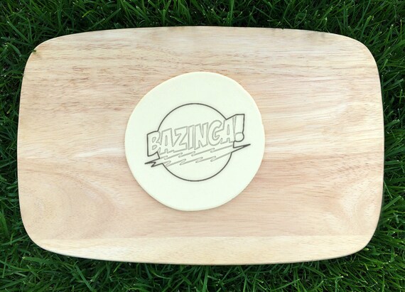 Bazinga Cookie Cutter The Big Bang Theory Cookie Cutter Etsy