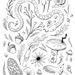 Whimsical Autumn Coloring Page // Digital Download Only // Adult ...
