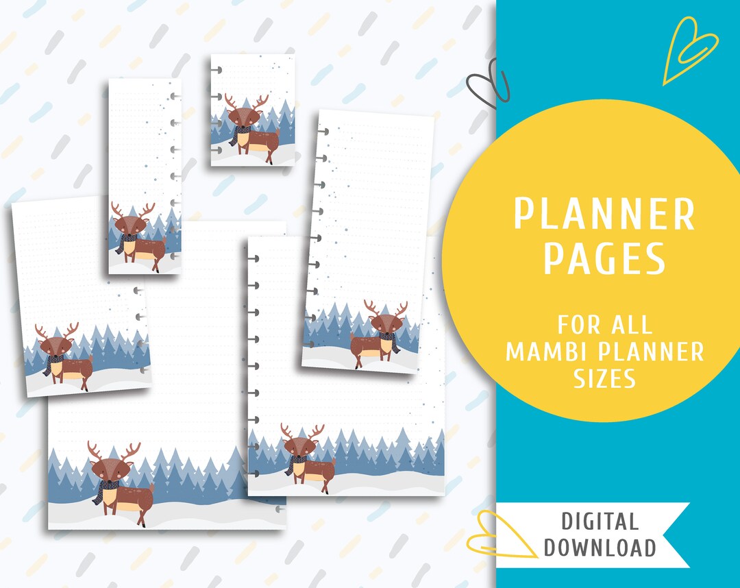 Printable Note Planner Pages. Printable the Happy Planner Inserts ...