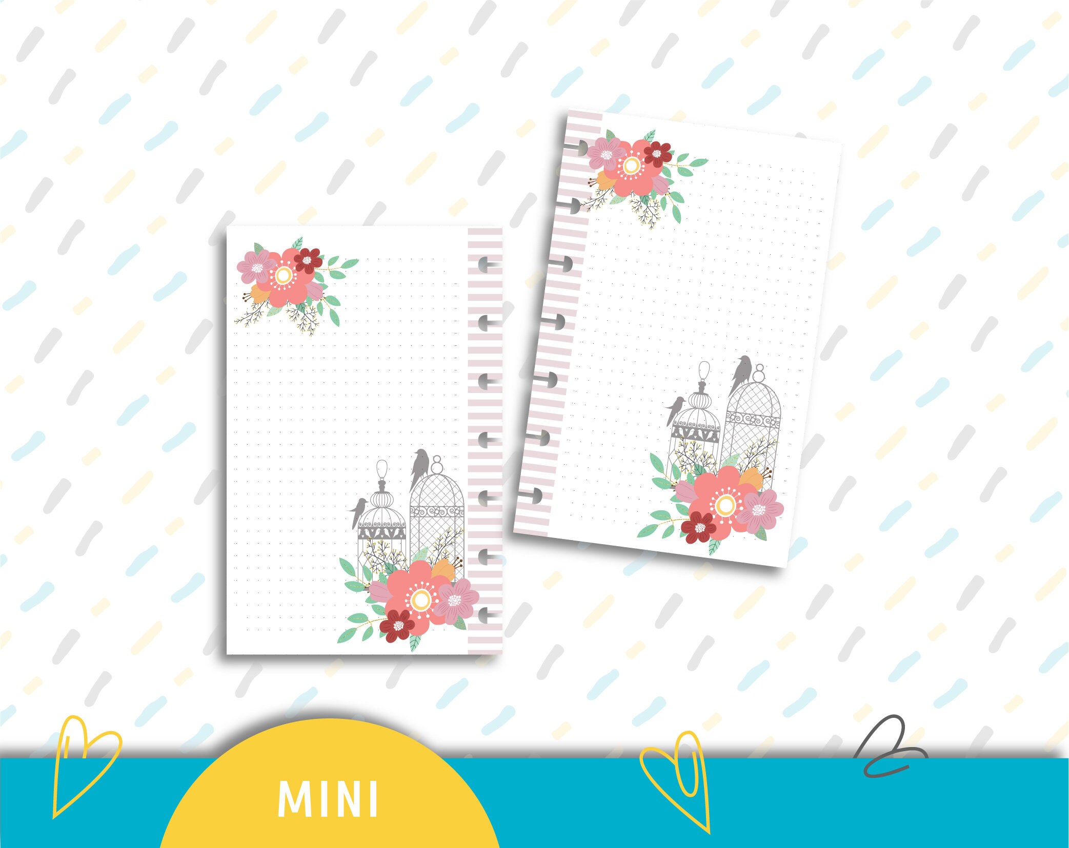 Printable Note Planner Pages. Printable the Happy Planner Inserts. Instant Download Page Kit for ...