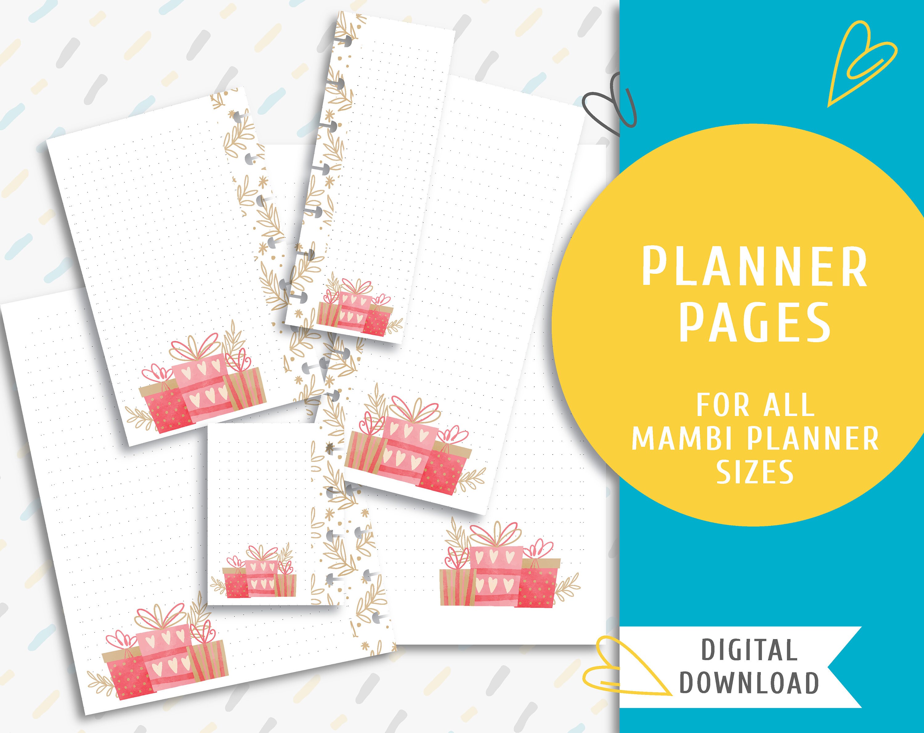 Printable Note Planner Pages. Printable the Happy Planner Inserts. Instant Download Page Kit for ...