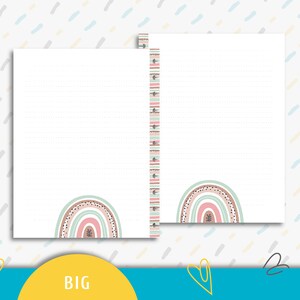 Printable Note Planner Pages. Printable the Happy Planner Inserts. Instant Download Page Kit ...