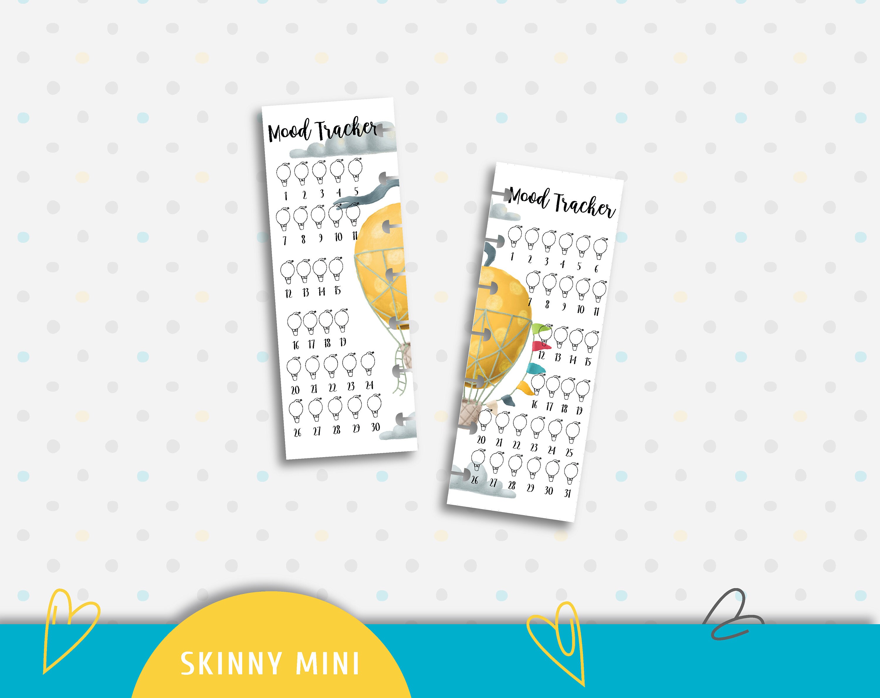 Printable Mood Tracker. Printable the Happy Planner Inserts. Instant ...