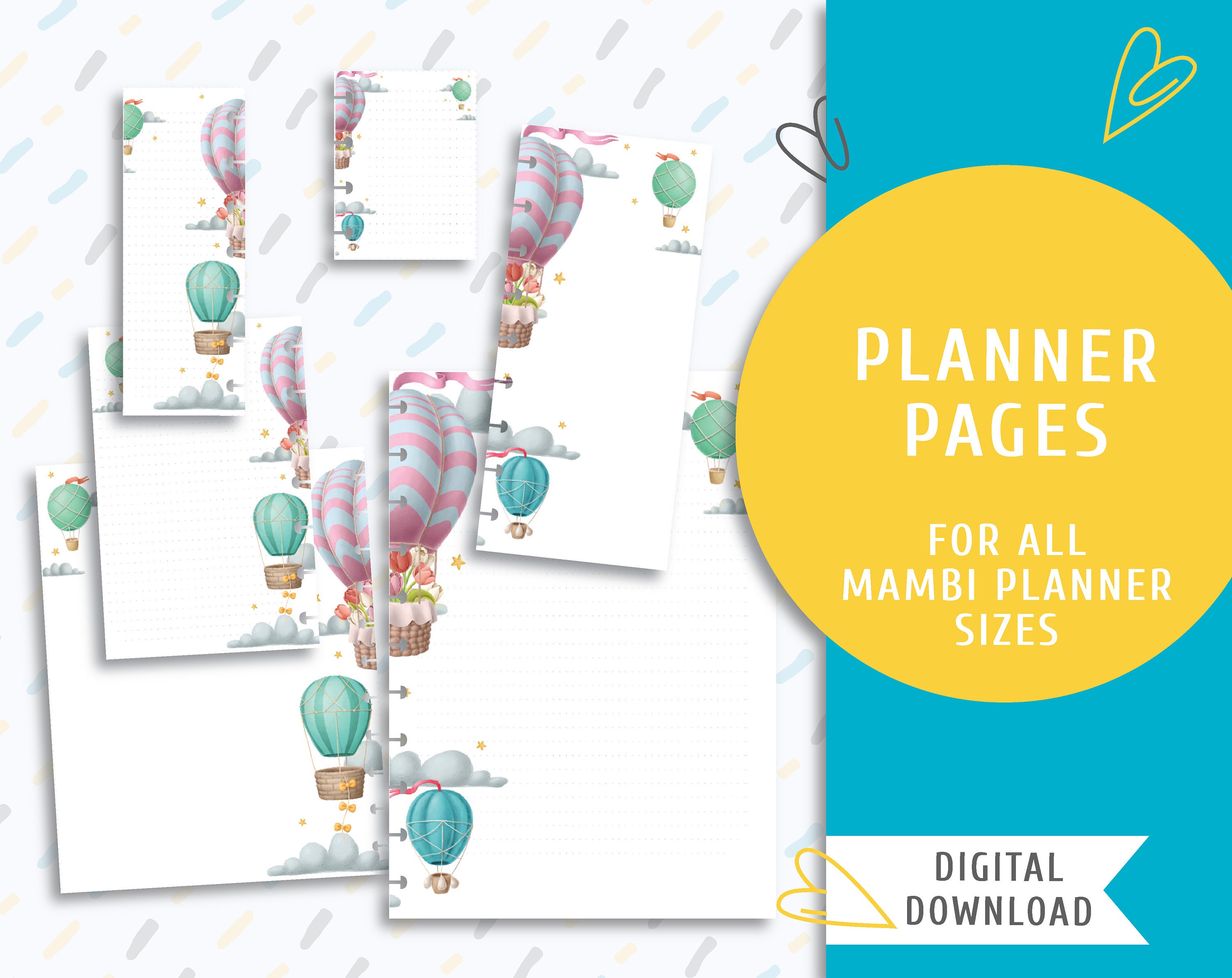 Printable Note Planner Pages. Printable the Happy Planner Inserts ...
