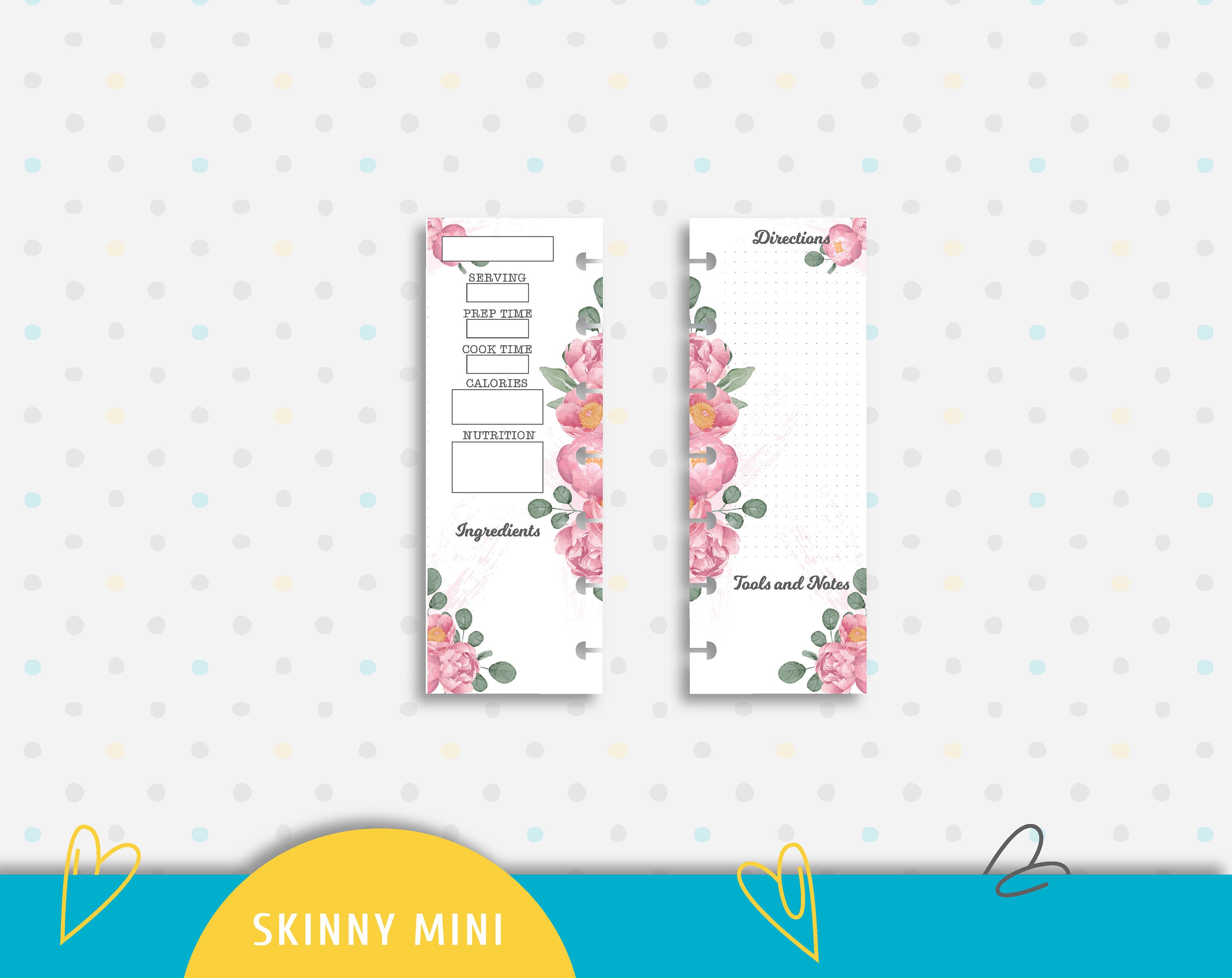 Free Happy Planner Recipe Printables
