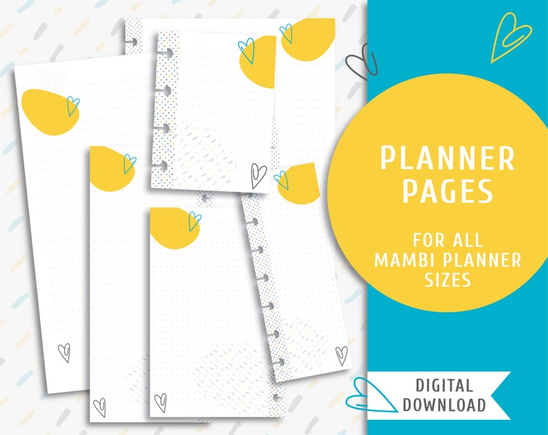 Printable Note Planner Pages. Printable the Happy Planner Inserts