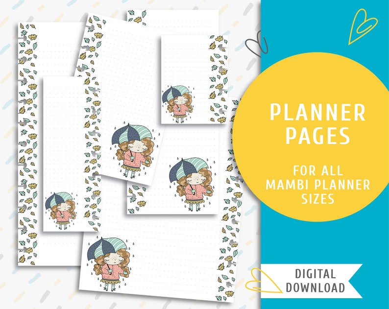 Printable Note Planner Pages. Printable the Happy Planner Inserts