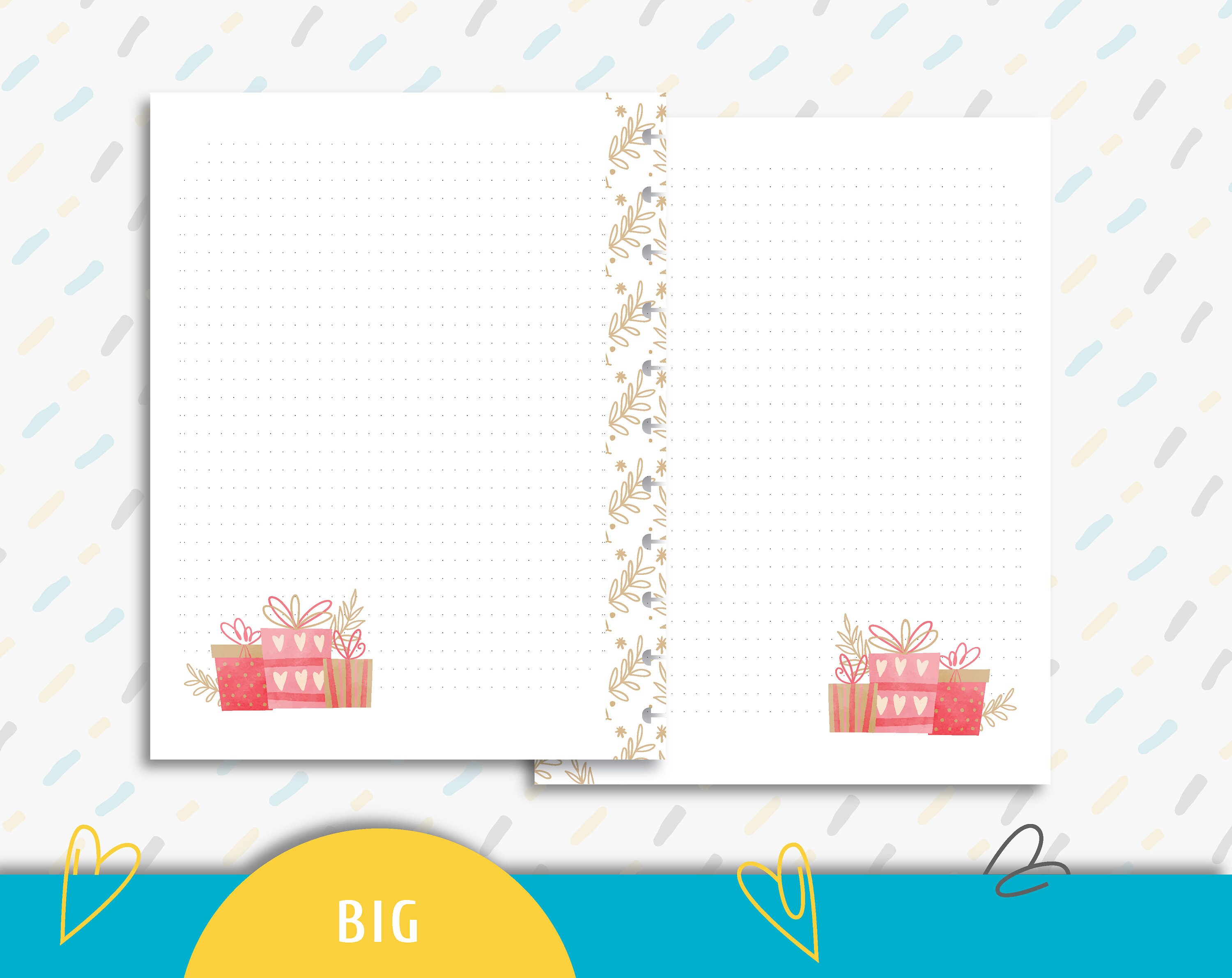 Printable Note Planner Pages. Printable the Happy Planner Inserts. Instant Download Page Kit for ...