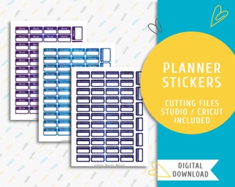 Printable Stickers. Instant download planner sticker kit. Mystery Galaxy / SS-0047