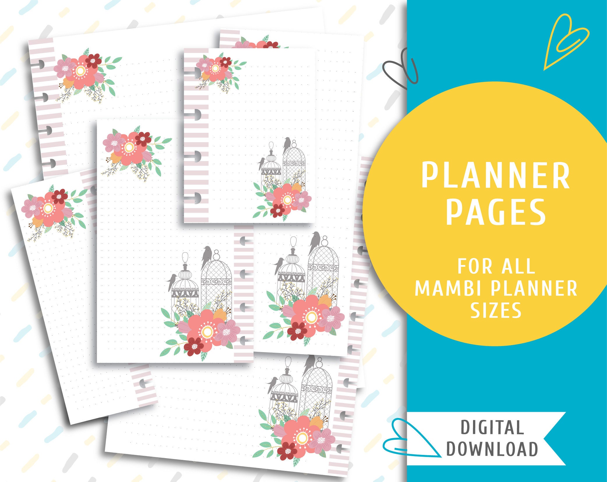 Printable Note Planner Pages. Printable the Happy Planner Inserts ...