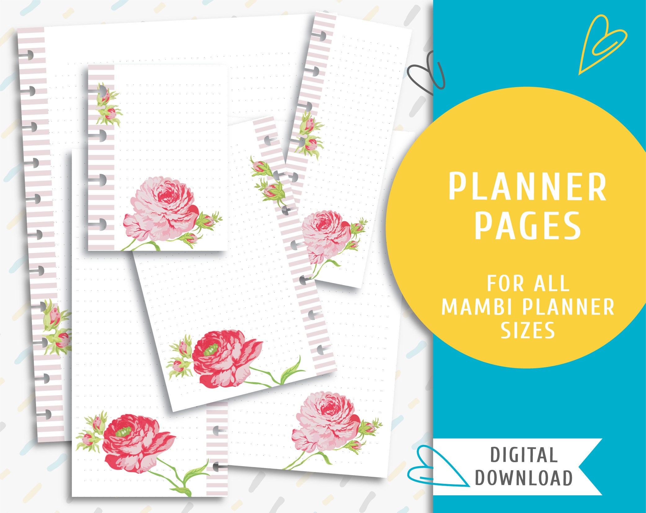 Printable Note Planner Pages. Printable the Happy Planner Inserts ...