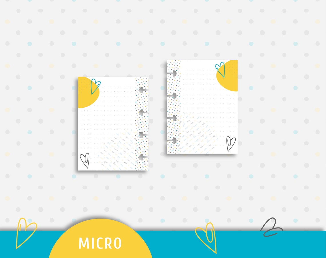 Printable Note Planner Pages. Printable the Happy Planner Inserts