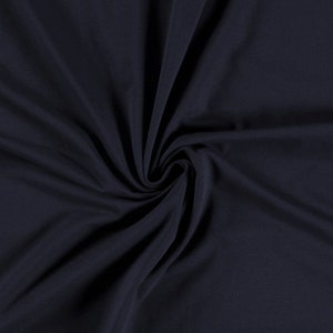 Organic-French Terry-Theresa-GOTS-Global Organic Textile Standard zertifiziert-50 cm Schritte-Meterware Schwarz-69