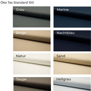 Blackout fabric BLACK OUT - 100% Polyester - 50 cm steps - sold by the meter - lightproof - privacy screen - glare protection