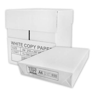 Carta per fotocopie di alta qualità - quantità selezionabile - DIN A4 carta bianca brillante per fotocopie, laser, stampanti - 80 g/m²